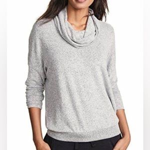 Z Supply-The Marled Cowl Neck Gray Sweater Small NWOT